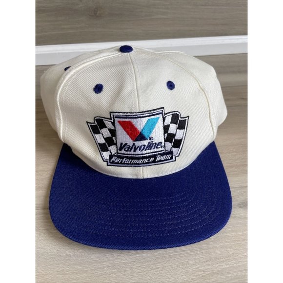 Vintage Valvoline Performance Hat Team Racing Nascar SnapBack Embroidered Cap - Picture 1 of 10